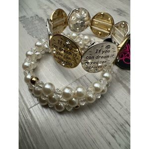 Paparazzi Coil Bracelet & Inspirational Stretch